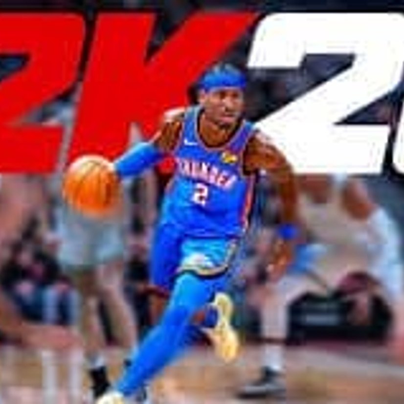 NBA 2K26 video game cover art